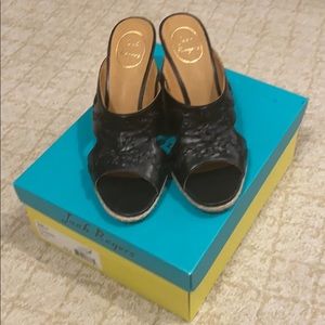 NIB Jack Rogers Sophia Sandals Black Size 8.5
